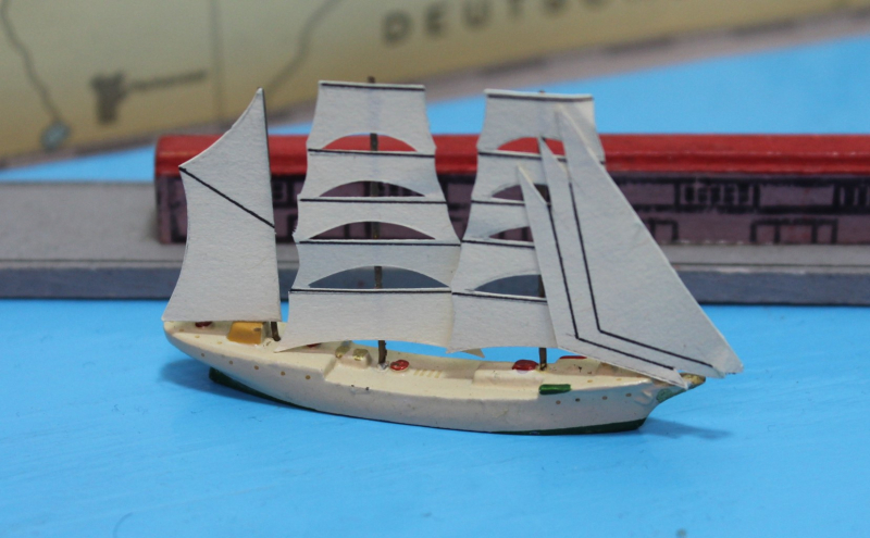 Dreimastbark weißer Rumpf (1 St.) D 1935 Wiking